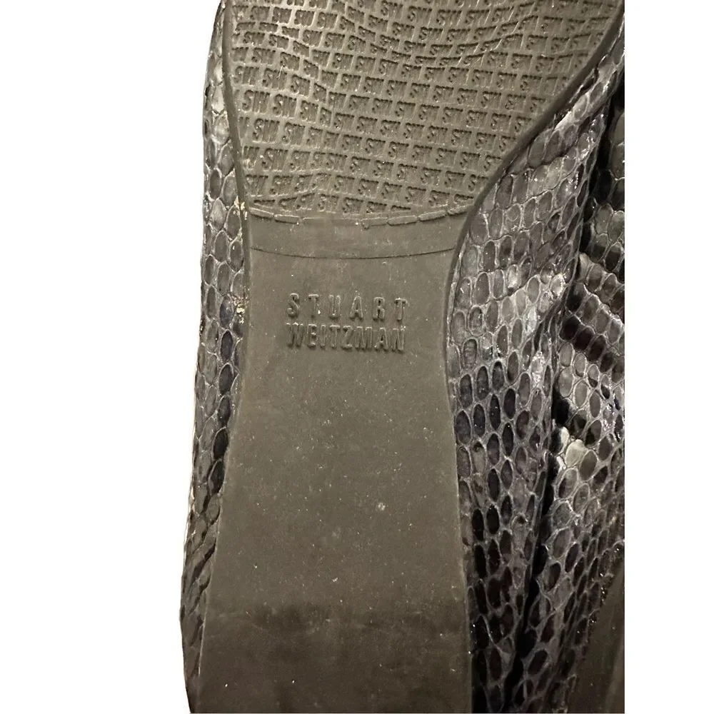 Stuart Weitzman Snakeskin Ballet Flats